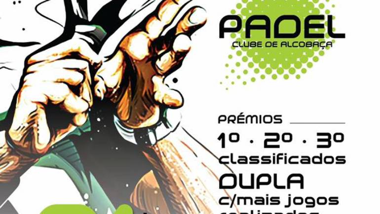 O 1º torneio escada do Padel de Alcobaça já começou
